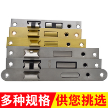 Small 50 lock body Household indoor bedroom lock tongue door lock accessories Universal wooden door lock Vintage door Large 50 lock body