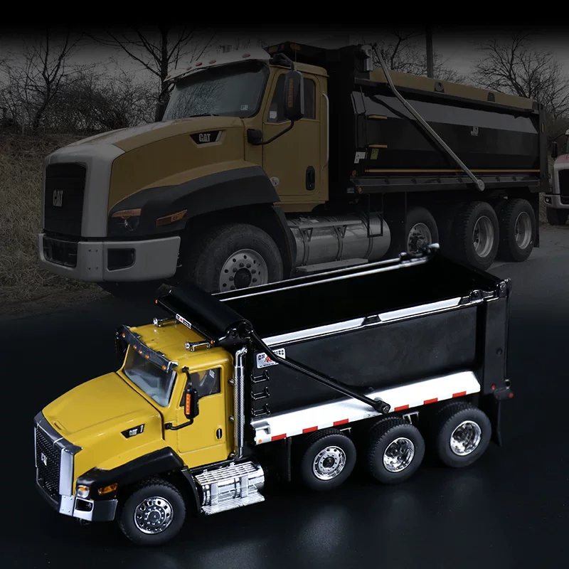 Китовый Caterpillar CAT CT660 самосвал модель из сплава, игрушка для мальчика, транспортное средство инженерное