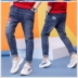 Bé 15 tuổi quần ròng thời trang màu đỏ giá rẻ mùa xuân váy boy denim mùa xuân và mùa thu trẻ em 150cm mùa hè 12 tuổi mặc bên ngoài 