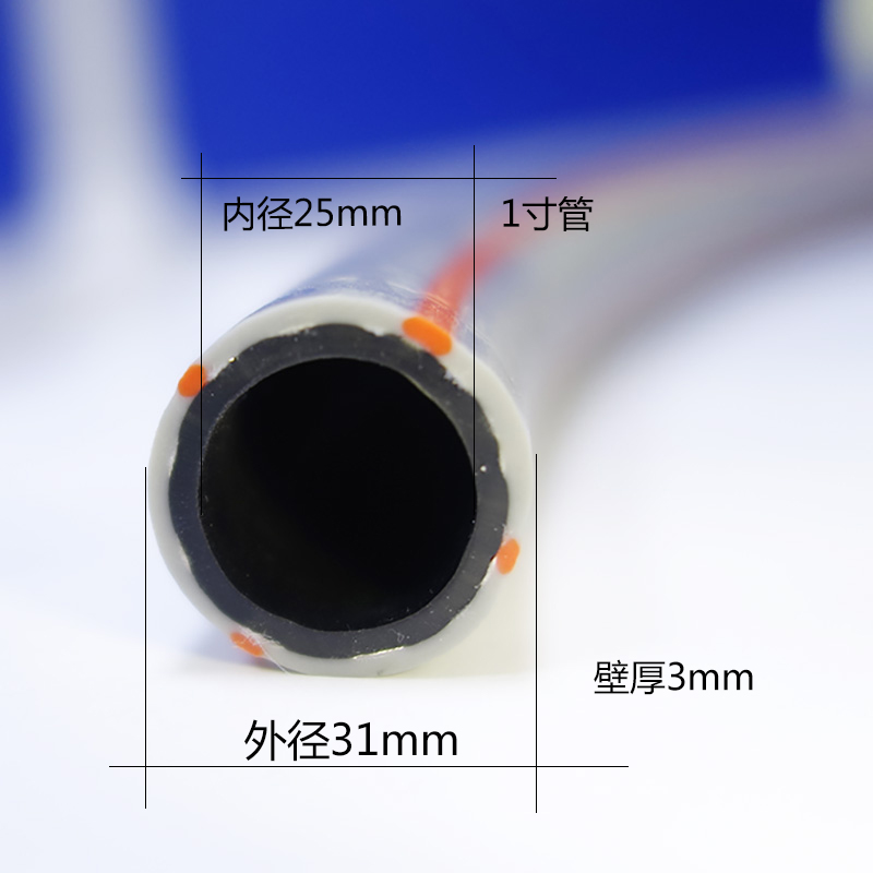 1 inch water pipe hose household beef tendon high pressure explosion-proof thickened diameter 25mm water pump outdoor antifreeze 2 5cm