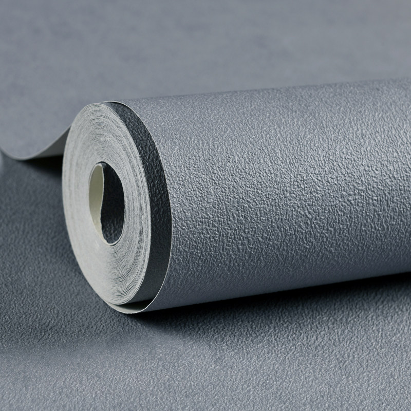 Nordic industrial style cement gray wallpaper plain retro solid color dining room living room Liku clothing store wallpaper waterproof