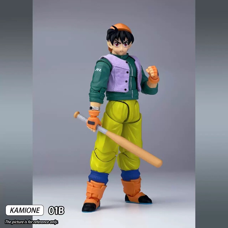 Mushroom Rider Wukong Kamione Baseball Boy Alloy Movable Bicycle Set Ab Model