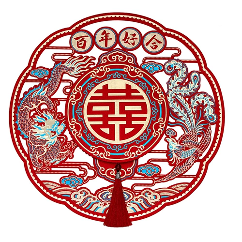 XIXI Свадебное специальное свадебное украшение дверь и оконная наклейка