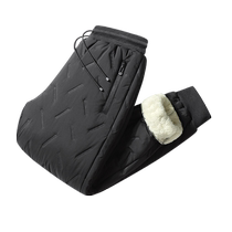 Waterproof trousers for men plus velvet Northeast cold-proof trousers winter velvet windproof dad warm pants soft shell pants