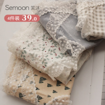  Pregnant womens underwear low waist pure cotton mid-and late-pregnancy summer thin section early and mid-pregnancy lace pregnancy large size belly support