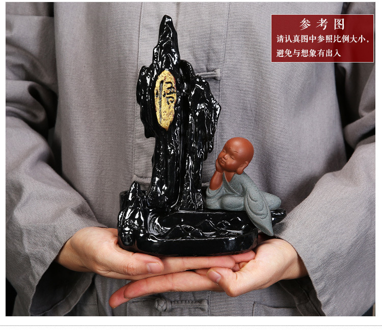 Backflow censer creative archaize ta ceramic aroma stove home sitting room interior furnishing articles there are Buddha with supplies