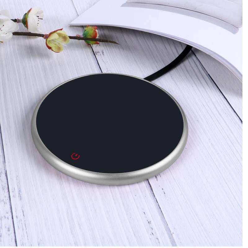 New insulated cup cushion coffee cup base thermostatic cup cushion water glass heating cushion warm cup active creative gift gift goddess with a stickler gift for the goddess