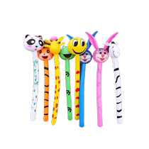 Childrens inflatable toys animal hammers bells spring outing square stalls cartoon balloons knocking and pushing small gifts