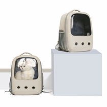 Cat Bag Out Portable Summer Breathable Transparent Pooch Out Portable Space Cabin Large Capacity Pet Double Shoulder Backpack