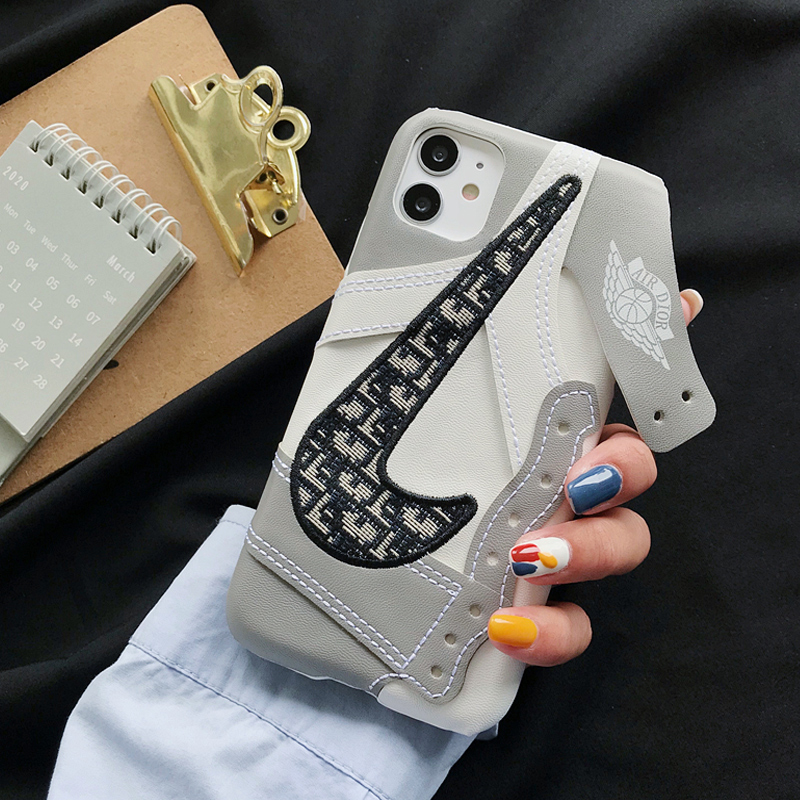 X / XS & & Grey ShoesTXO gym shoes apply iPhone11pro Mobile phone shell 7p smart cover 8p Fall prevention Internet celebrity xsmax Chaopai xr female