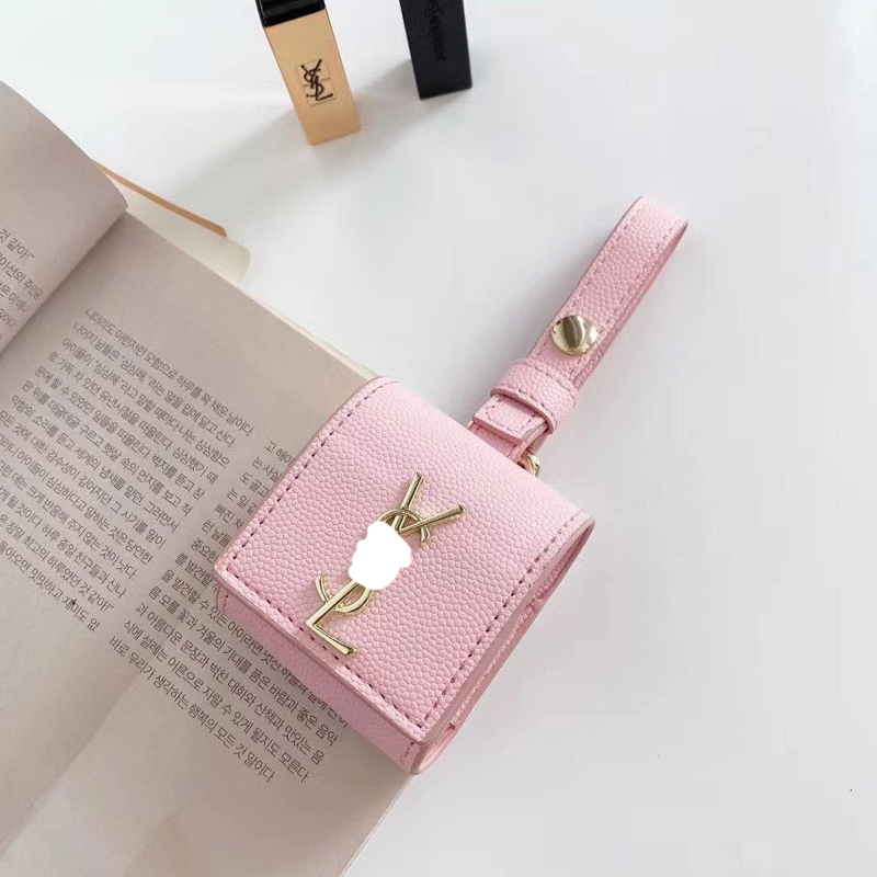 Pink S Bag -- Gen 1 / Gen 2 UniversalTXO letter Y package apply Apple airpods1 generation 2 generations Earphone cover airpodspro3 smart cover Internet celebrity tide