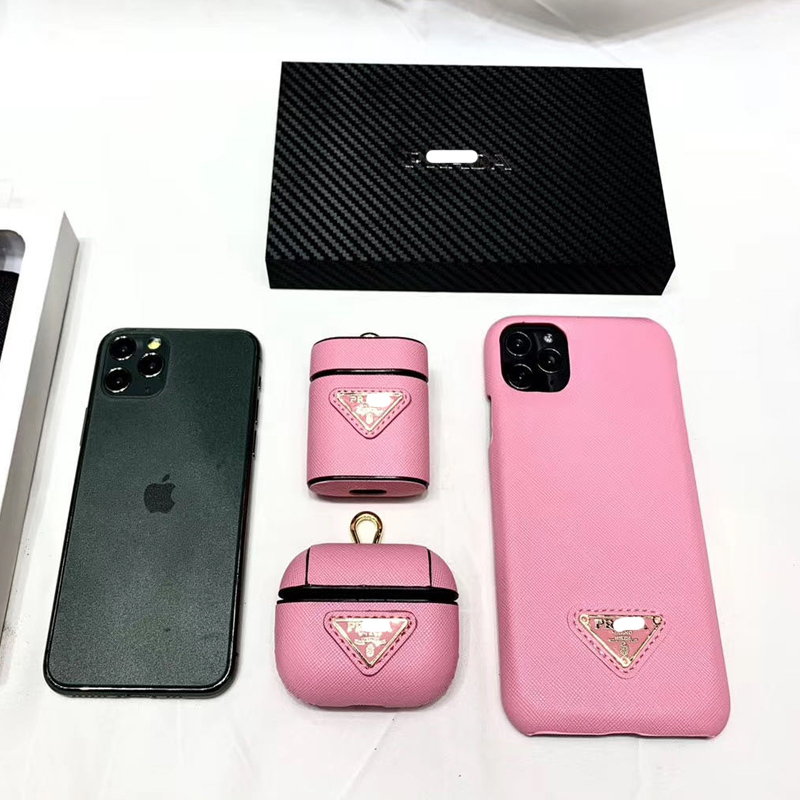 Pink Gold Standard Cross Pattern Mobile Phone CaseTXO apply Apple airpods1 generation 2 generations Earphone cover airpodspro3 Chaopai Apple Mobile phone shell suit