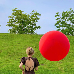 Red Lawn Outdoor 36inch Kidsren's Oversized Balloon Thickeneded Birthday Arrangement Picnic Popular Photo Props