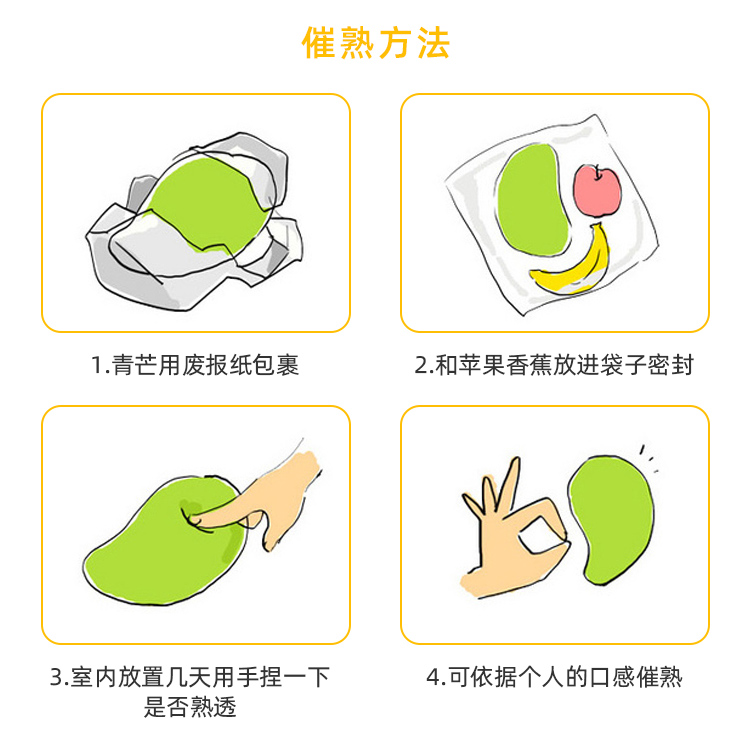 海南 金煌芒芒果 净重8斤 图9