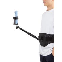 Creative Outdoor Live Belt Bracket Mobile Phone Video Extension Rod Multifunction Tripod Head Steady Assisted Filming Accessories