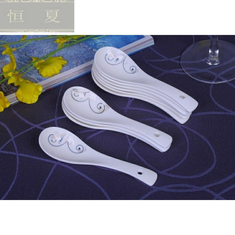 White ceramic spoon restaurant hotel small bending a spoon, spoon, ceramic spoon ltd. hotel