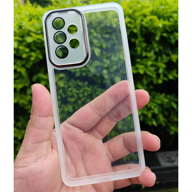 Suitable for Samsung A53 Phone Case 5g Version New Model for Men and Women with Lens Film Galaxy A53 Full Coverage Anti-Drop Protective Case Samsung A53 Silicone Transparent Soft Case 3-Star A53 Anti-Drop Shell
