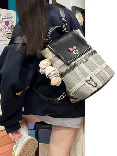 Вместительный и большой рюкзак, сумка на одно плечо, сумка через плечо, в корейском стиле