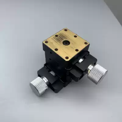 Miniature manual XY platform Two-axis fine-tuning platform Manual linear slide table table 25mm stroke plusmn 5mm