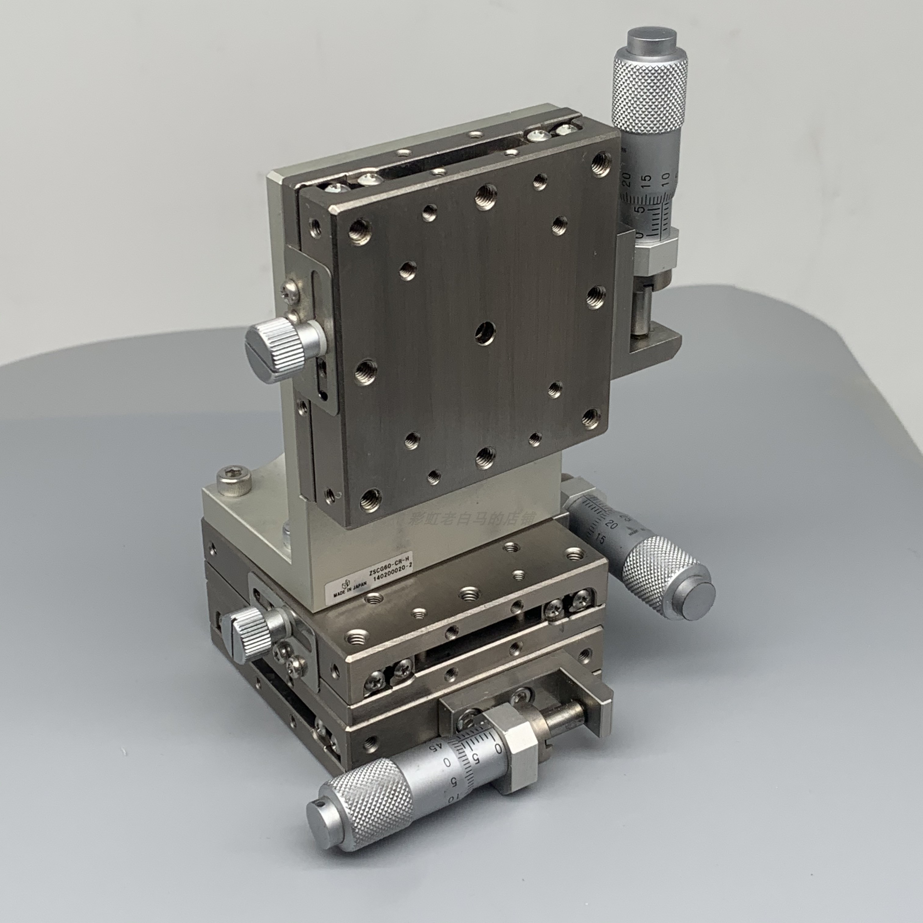 Stainless steel XYZ three-axis platform Jun River fine machine optical three-dimensional fine tuning platform BSS16-60C table 60mm