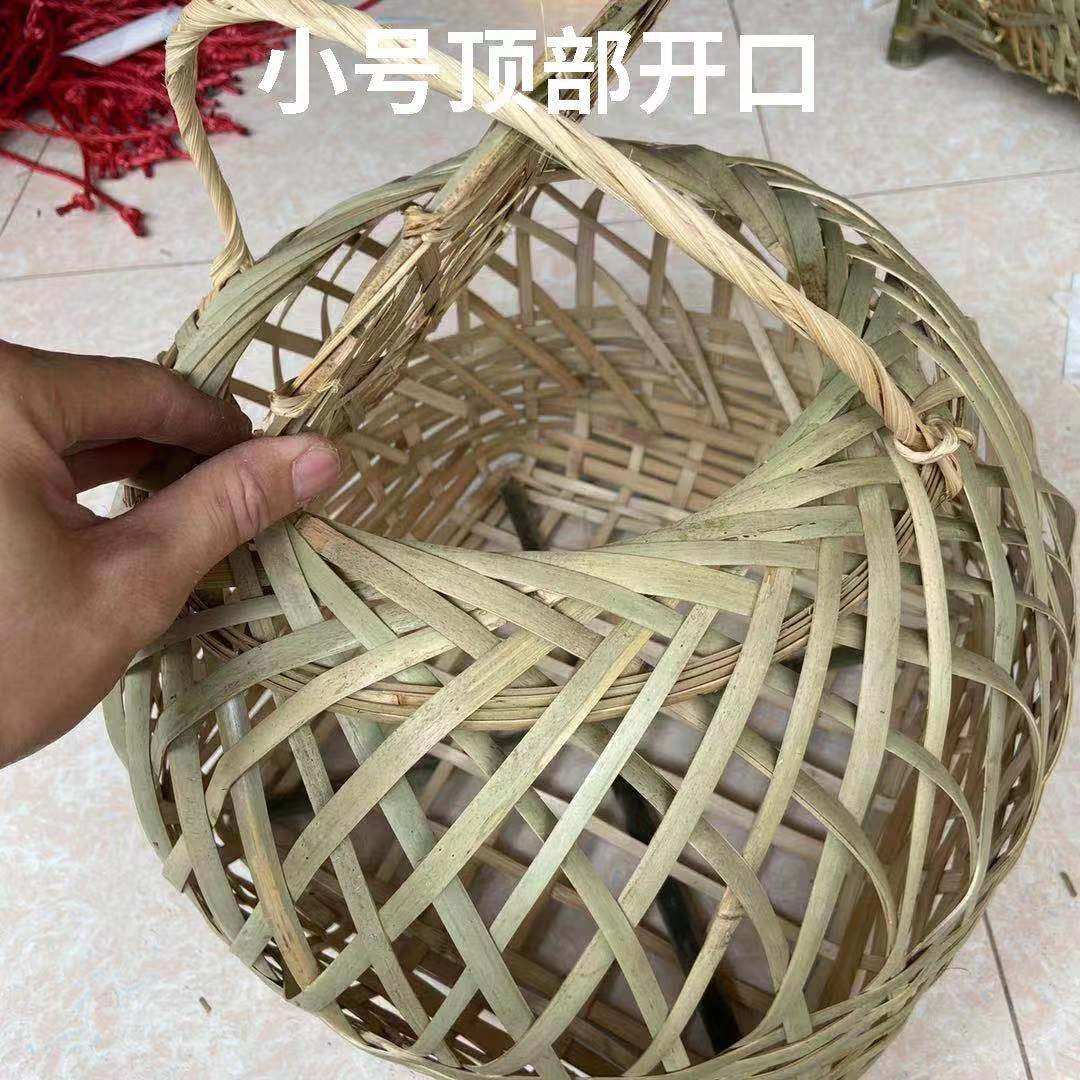 竹编鸭笼,竹鸭笼,竹编灯笼_大山谷图库