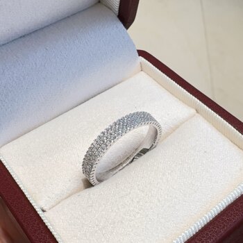 Full diamond high-end ring