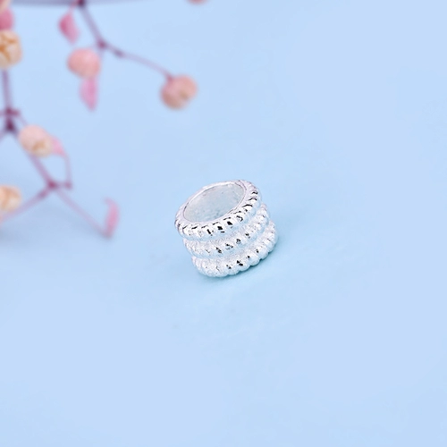 Прокладка ручной работы, браслет из бисера с аксессуарами, серебро 925 пробы, серебро 925 пробы, DIY