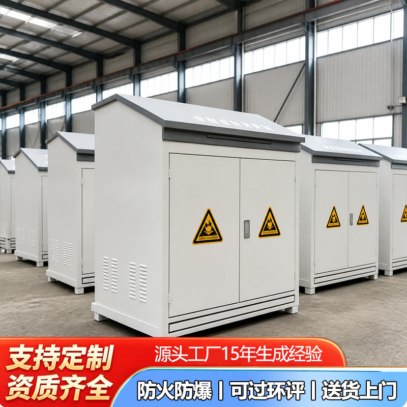 Gas Station Hazardous Waste Temporary Storage Cabinet, Fire-Fighting Hazardous Waste Room, Fuel Sandbox, Auto Repair Petroleum Chemical Hazardous Waste Storage Room