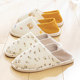 Confinement shoes spring and autumn bags and postpartum pregnant women May 6 summer thin soft-soled non-slip thick-soled pure cotton maternity slippers