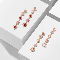 2022 new earrings baroque advanced sensational style earbuds with exaggerated temperament ear nail 100 hitch no ear clip woman