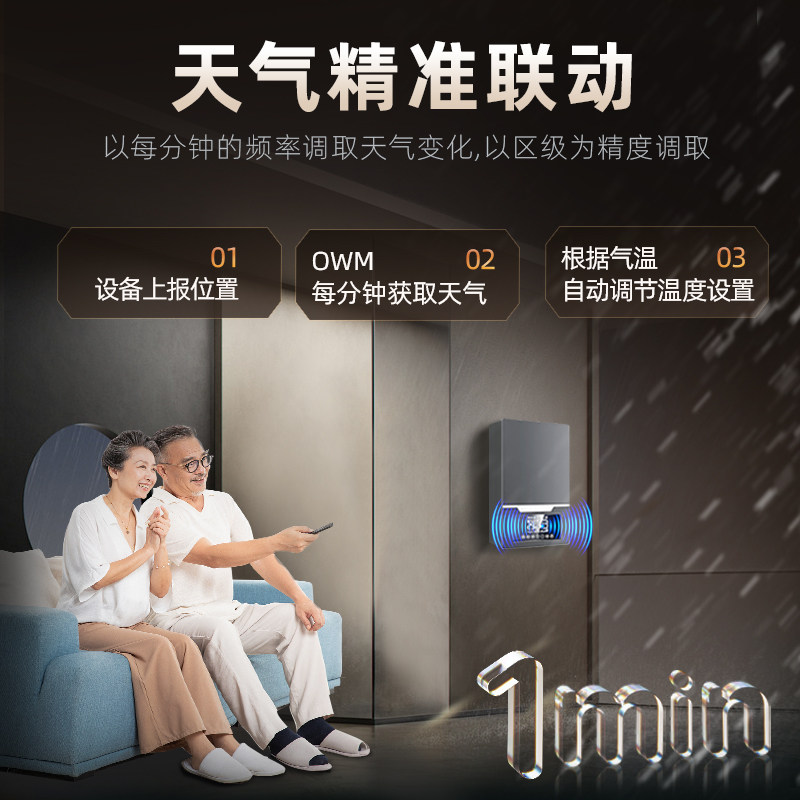 Electric Boiler for Home Heating, 220V Wall-Mounted Boiler, New Rural Household Electric Heating System, Semiconductor Electric Heating Boiler