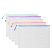 Zipper bag file bag subject bag subject classification storage transparent student thickened waterproof file primary and secondary school student subject test paper storage homework stationery a4 file bag tutoring bag 824