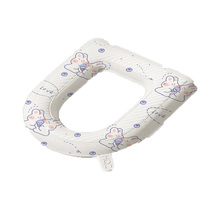 Cute toilet seat for all seasons 2024 new waterproof household summer cool ice silk toilet seat 824