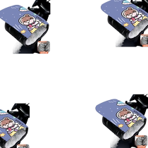 Electric vehicle motorcycle handlebar cover winter thickened warm battery vehicle gloves windproof waterproof plus velvet hand guard 824