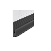 Sliding window seam sealing strip windproof window sound insulation artifact aluminum alloy door and window windshield gap strip 824