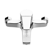 Hot and cold water mixing valve booster shower set bath shower bathroom water heater triple shower faucet 824