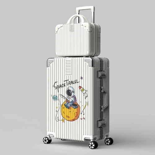 Мультяшный прочный вместительный и большой чемодан