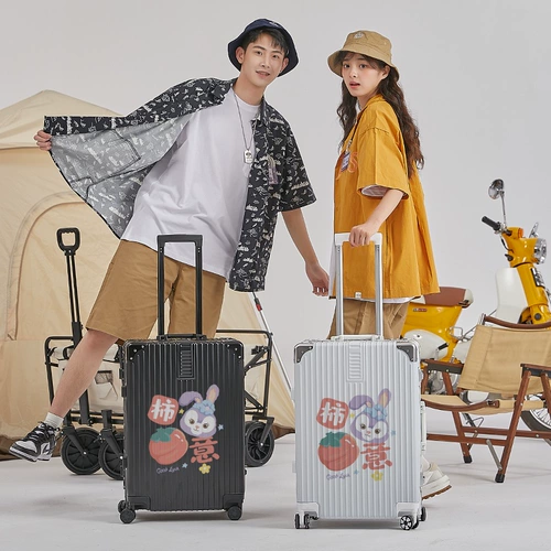 Вместительный и большой портативный высококачественный мультяшный прочный чемодан, 20 дюймов, 24 дюймов