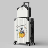 Мультяшный прочный вместительный и большой чемодан