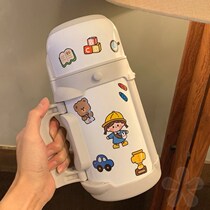  High school student insulated cup for school special female large capacity cute portable mug 650ml insulated kettle water cup