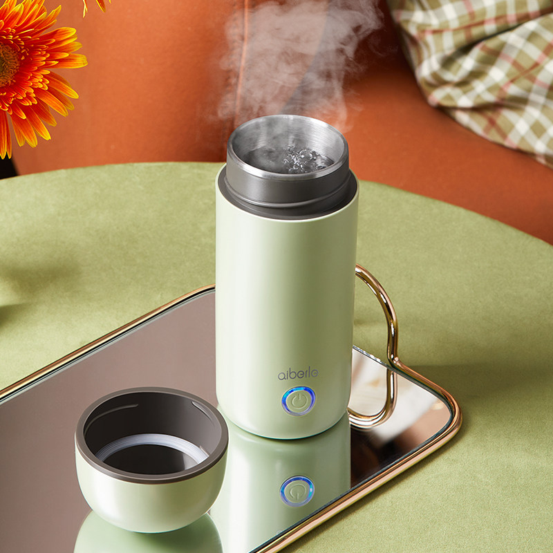 ABEYYUI HOME HOME TRAVED TRAVEL HAVE TRAVED TRAVEL TRAVE WITH THE Small portable Travel Cup Heating Cup