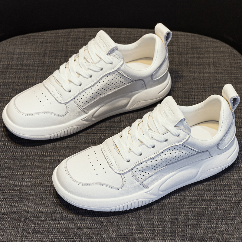 2026 Spring/Summer Comfortable Genuine Leather Loafers Retro Casual Breathable White Shoes for Women Large Size 41 Flat Versatile Shoes 2026 Spring/Summer Comfortable Genuine Leather Loafers Retro Casual Breathable White Shoes for Women Large Size 41 Flat Versatile Shoes