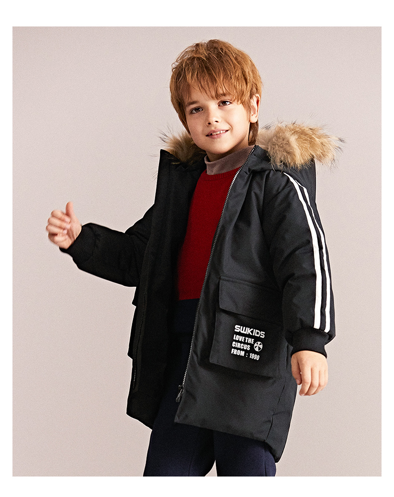 七匹狼 男女童 休闲时尚棉服 图21