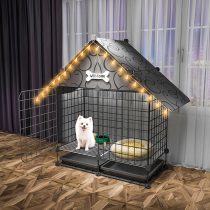 Dog cage Small and medium-sized dog villa with toilet Separate dog Bomei Teddy Kennel Pet fence house Indoor