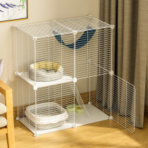 Cat cage Villa Household Indoor cat house with toilet Large free space Small cat supplies Cat nest Cat house