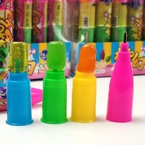 Guo Yun Christmas 30 dream finger pen sugar children Cartoon creative toy stick candy fruit hard candy small