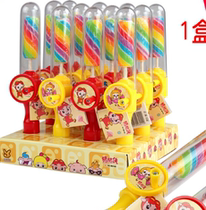 12 Pig Pig Man cartoon toy sugar creative rotating lollipop comprehensive fruit flavor hard candy children snacks