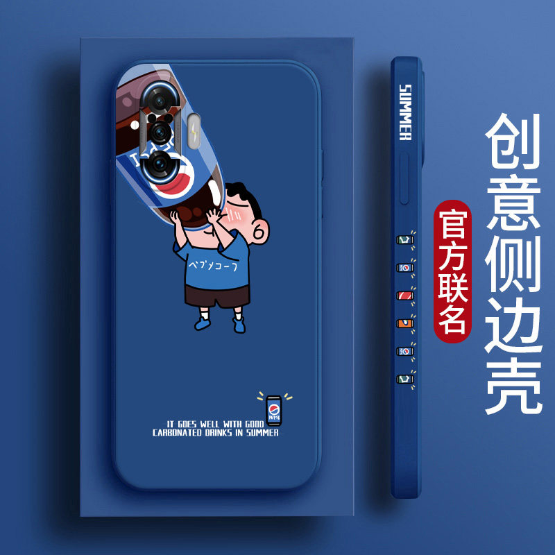 Suitable for Xiaomi Redmi K40 Game Enhanced Phone Case K40pro Fashion Brand Internet Red K40 Personalized Creative Liquid Silicone Men's Fashion Chart Por Full Cover Forty Fashion Cover