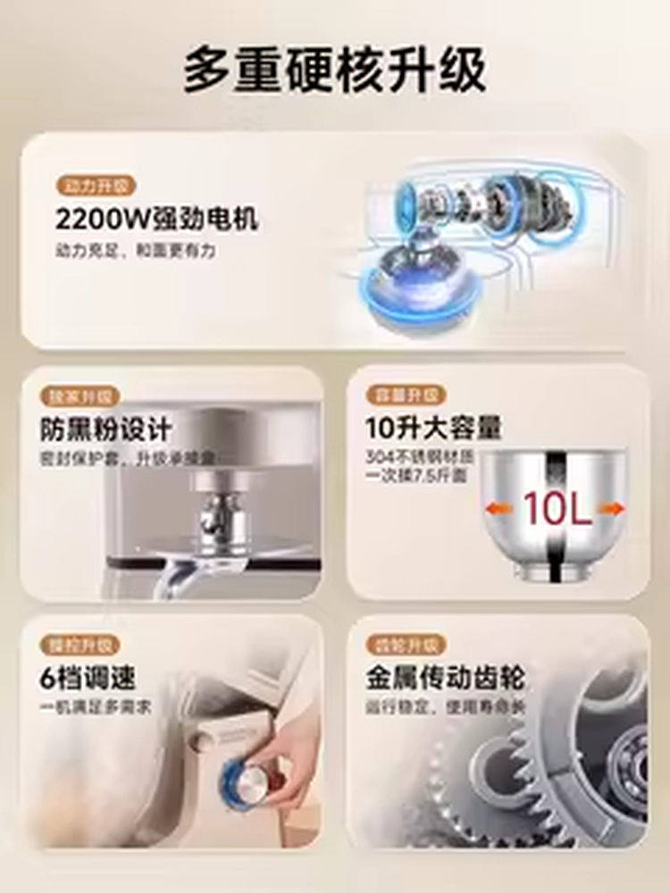 [National Subsidy 15%]Shunran Chef Machine Fully Automatic Household Small Dough Kneading and Fermentation All-In-One Machine Multifunctional Baking