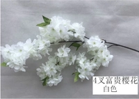 4 вилка богатства вишнево -цветы (белый)